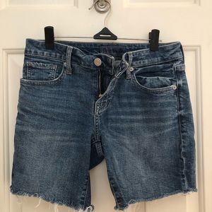 Lucky brand raw hem shorts